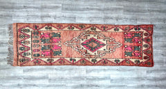 Elevate your space with this handmade Turkish Oushak runner rug, featuring a soft pastel or muted color palette in a 3x12 ft or 3x15 ft size. Woven from high-quality wool, this vintage Anatolian runner showcases intricate tribal motifs and a lightly distressed finish for a timeless look. Perfect for hallways, kitchens, or stair runners, its durable yet plush texture ensures comfort underfoot. The bohemian-inspired design blends seamlessly with farmhouse, mid-century, or eclectic decor. Each piece is unique,
