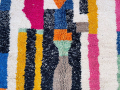 Handwoven Moroccan Berber Rug - Brown Solid Wool Tufted Rug - Custom Beni Ourain Area Rug for Living Room