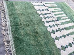 Custom Berber Rug - Handmade Boujaad Carpet - Personalized Moroccan Rug for Bedroom or Living Room