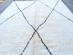 Diamonds Luxury Moroccan Rug – Beni Ourain Wool Carpet – Handwoven Custom Area Rug for Modern Home Decor
