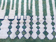 Custom Berber Rug - Handmade Boujaad Carpet - Personalized Moroccan Rug for Bedroom or Living Room