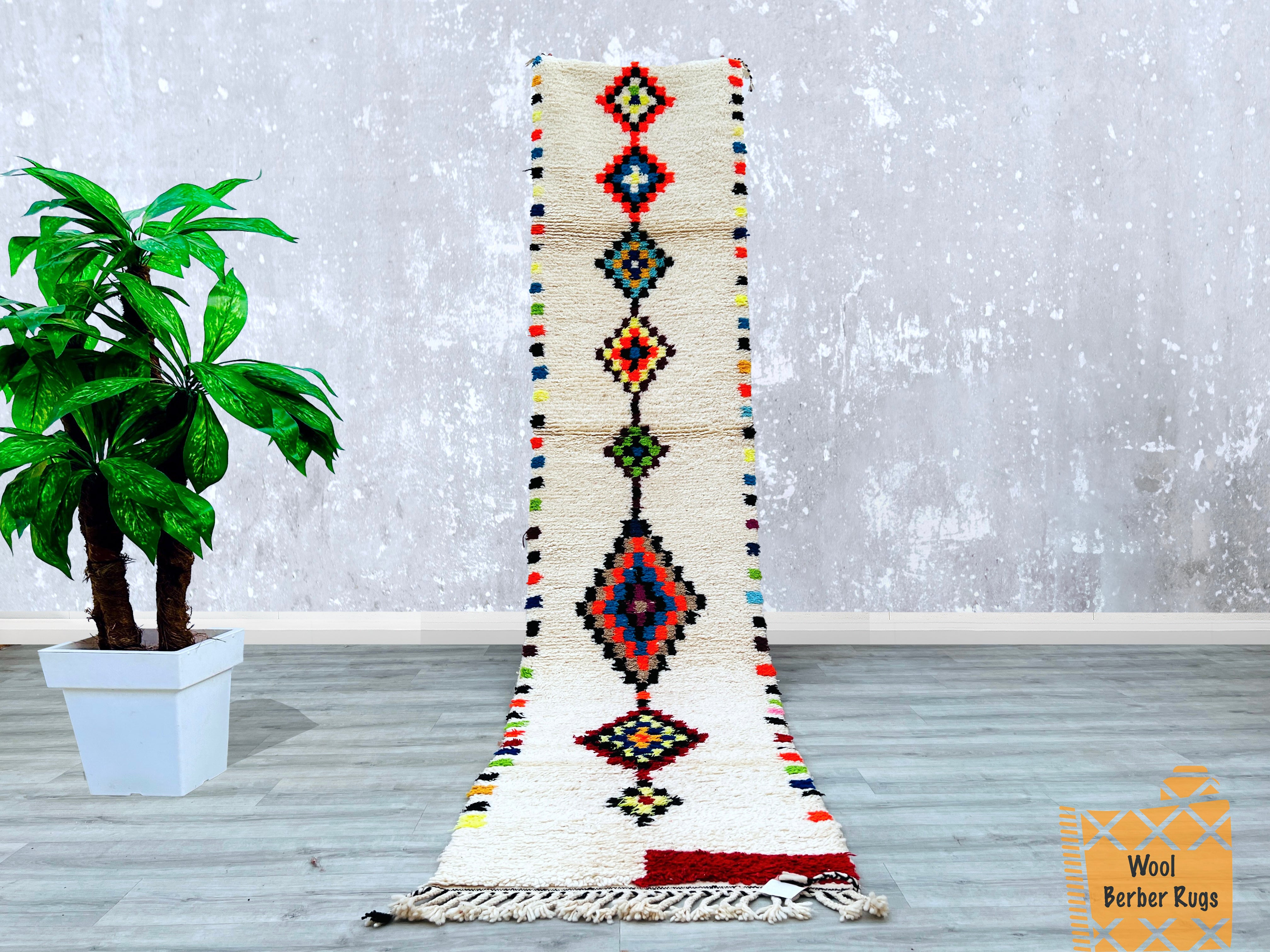 Elevate your home with handwoven Moroccan carpets, renowned for their rich textures and cultural heritage. From the iconic Beni Ourain rugs with their creamy ivory tones to the brightly colored Azilal rugs, each piece tells a story of Berber tradition. These Moroccan wool rugs are crafted using age-old techniques, ensuring durability and a luxurious feel underfoot. Ideal for boho, Scandinavian, or eclectic interiors, these unique abstract rugs feature bold patterns and natural dyes, making them standout dec