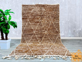 193 x 312 cm = 6.3 x 10.2 FT Diamonds Gorgeous Beni Ourain Rug – Multicolorful Boujaad Rug, Living Room Rug, Custom Area Rug, Washable Wool Carpet