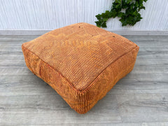 Vintage Moroccan Pouf Set - 3 Sizes (Small, Medium, Large), Kilim Covers, Boho Floor Seating, Perfect for Group Meditation