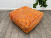 Moroccan Boho Throw Pillow 19x19, Cactus Silk Pillow Cover, Hand woven Berber Pillow, Colorful Decorative Sabra Cactus Silk Cushion Cover