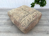 Moroccan Wool Beni Ourain Pink Cushion Cover, it's decorative Pillow Cover Berber Cushion from Morocco