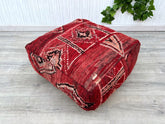 Gorgeous Square Footstool, Unique Bohemian Floor Sofa