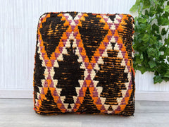 Moroccan Floor couch - 4,5,6 7 ft (120/150/180/210 x70x15 cm) Unstuffed Complete set Cotton Floor Cushion + Stuffing Zipped Insert Bags