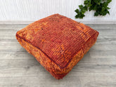 Kilim floor cushion cover moroccan persian tribal bohemian kilim rug pouf