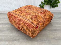 vintage pillow cover, Moroccan cushion, wool cushion, decorative kilim pillow cover, handwoven pillow case by Berber women.