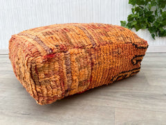 vintage pillow cover, Moroccan cushion, wool cushion, decorative kilim pillow cover, handwoven pillow case by Berber women.