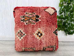 Moroccan Pouf, Wool Pouf, Floor Pillow, Handmade Pouf, Pet Bed
