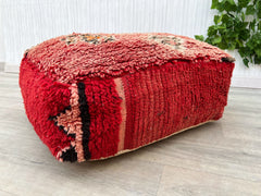 Moroccan Pouf, Wool Pouf, Floor Pillow, Handmade Pouf, Pet Bed