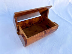 10"x7" Atlass Thuya Wood Burl Memory Keepsake all size , Moroccan Handmade Luxury Burl Grain Wedding Memory Box, Anniversary Gift , Multiple Sizes