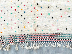 Custom Moroccan Rug - Handmade Wool Berber Carpet - Beni Ourain Style Area Rug for Living Room