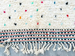 Custom Moroccan Rug - Handmade Wool Berber Carpet - Beni Ourain Style Area Rug for Living Room