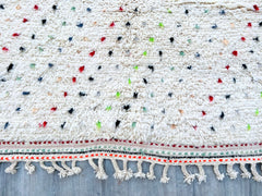 Colorful Dots Handwoven Moroccan Polka Dot Berber Rug – Colorful & Unique