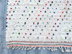 Colorful Dots Handwoven Moroccan Polka Dot Berber Rug – Colorful & Unique