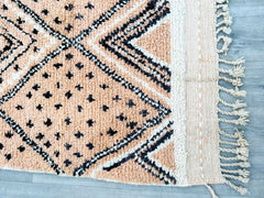 Diamonds Carpet red boujaad wool Rug- colorful Moroccan Ru-, Wool Rug colorful, Handmade Custom Rug- Berber Rug Colorful-Moroccan Berber Tufted Rug