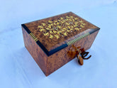 10"×7" Thuya Burl Wood Jewelry Box – Handmade Small Jewelry Organizer, Luxury Decorative Storage Box