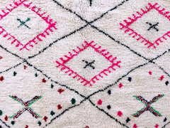 Diamonds Colorful Handmade Moroccan Wool Rug – Custom Berber Design
