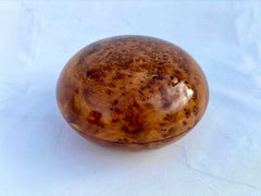 9"x9" New box big pebble box , Wooden Thuya pebble Box round box thuya wood , jewellery box thuya burl handmade Morocco, storage best gift