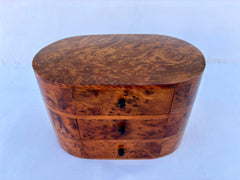 10"x6" Moroccan jewellery Box,large lockable thuya wooden burl Jewelry Box organizer with key,Christmas Couples gift,wedding wood memory box