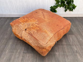 Moroccan Floor Cushion – Vintage Kilim Pouf for Cozy Seating Anywhere