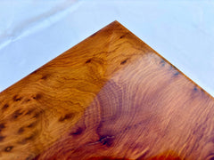 11"x7" Moroccan Thuya Wood Jewelry Box – Handmade Lockable Burl Wood Organizer, Wedding Gift, Keepsake Storage Box