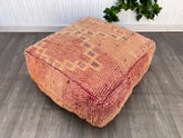 Moroccan Kilim Pillow – Vintage Floor Cushion Cover, Indoor & Outdoor