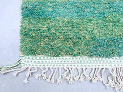 Custom Green & Blue Berber Rug – Handwoven Tribal Carpet for Cozy Interiors