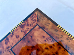 12"×8" Wooden Jewelry Box Handmade Acacia Wood Box with Ring Organizer Pull out Drawers with Dividers and Jewelry Tray with Lined Compartments