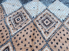 Diamonds Bohemian Moroccan Berber Rug – Handwoven Wool Area Rug in Classic Design