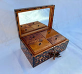 12"×8" Large Thuya Burl Wood Jewelry Box – Handmade Jewelry Organizer, Decorative Storage for Women