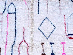 Colorful Moroccan Berber Rug – Custom Boujaad Wool Carpet – Handmade Boho Rug for Living Room or Bedroom