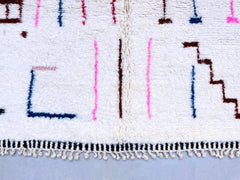 Colorful Moroccan Berber Rug – Custom Boujaad Wool Carpet – Handmade Boho Rug for Living Room or Bedroom