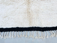 Checkered Moroccan Rug - Handmade Boujaad Carpet - Custom Beni Ourain Berber Rug - Traditional Design