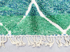 Colorful Moroccan Boujaad Rug - Handmade Berber Carpet - Custom Multicolored Bohemian Rug for Living Room