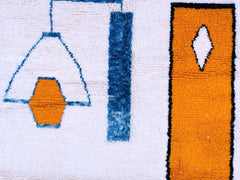 Colorful Bohemian Azilal Moroccan Rug – Handwoven Berber Carpet