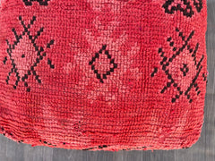 Moroccan Outdoor Pouf - Water-Resistant Kilim Cover, Weatherproof Floor Cushion, Perfect for Patio, Garden, or Poolside Boho Decor