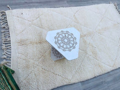 Diamonds White Custom Moroccan Wool Rugs – Hand-Knotted Berber Carpets in Versatile Designs