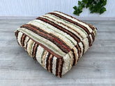 Moroccan Boho Poufs: Natural Style with a Pop of Color