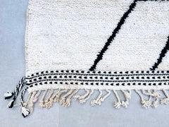 Morrocan Rug, Rug for living room, Area Rug 8x10, Striped Tufted rugs, Moroccan Rug Handmade, Wool Beni Ourain Rug, berber Rug, Gifts