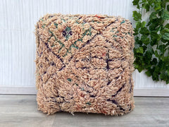 Moroccan Pouf Birdhouse - Kilim-Covered Avian Retreat, Garden Decor Doubles as Bird Sanctuary
