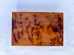 7"x5" Moroccan Thuya Wood Jewelry Box – Handmade Luxury Storage with Secret Compartment, Perfect for Gems and Keepsakes