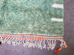 Luxurious Handmade Moroccan Berber Rug – Cream Beni Ourain Wool Carpet – Bohemian Living Room Rug – Custom Size Area Rug