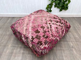 Moroccan Cat Tree Pouf - Climbing Perch + Cushion Combo, Handwoven Sisal Accents, Feline Paradise