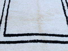 Tappich Boujaad Moroccan wool Rug -boujaad rug-Custom berber rug for living room- Handmade Wool Carpet- Abstract Rug- area rug- Custom rug-