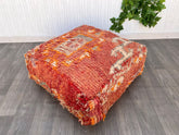 Vintage Moroccan Rug Pillow - Berber Kilim Cushion Cover, Handmade from Authentic Rugs, Bohemian Sofa Pillow, Unstuffed