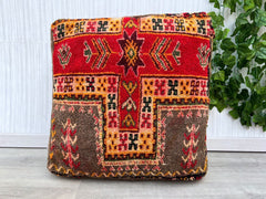 70%OFF** Moroccan Kilim Pouf Floor Pouf Vintage Moroccan Ottoman Square Pouf, Yoga Meditation Cushion, Outdoor colorful Kilim Pillows